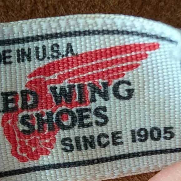 VTG Red Wing's Pecos Brown Leather Boots Men's Shoes size 10 D Made In The USA